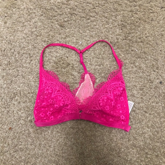 Victoria's Secret Other - Victoria's Secret BFF Hot Pink Lace Bralette - Women's Intimates Size XS